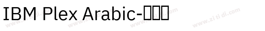 IBM Plex Arabic字体转换